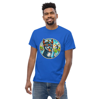 "Dogs On Vacation"-Kollektion - Schipperke - Klassisches Unisex-T-Shirt - 13 verschiedene Farben