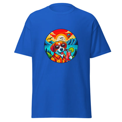 "Dogs On Vacation"-Kollektion - Beagle - Klassisches Unisex-T-Shirt - 13 verschiedene Farben