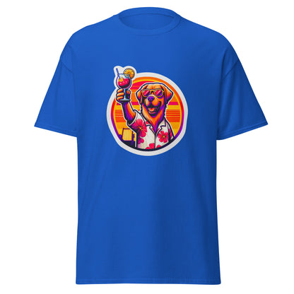"Dogs On Vacation"-Kollektion - Golden Retriever #1 - Klassisches Unisex-T-Shirt - 13 verschiedene Farben