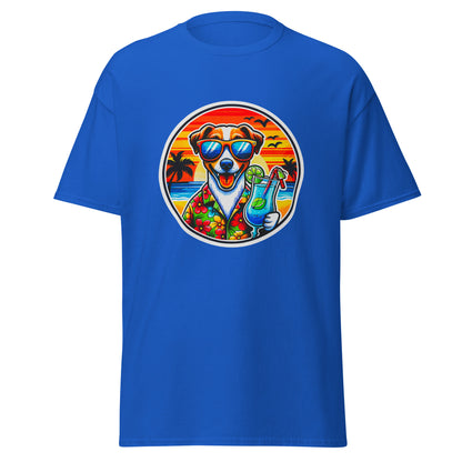 "Dogs On Vacation"-Kollektion - Jack-Russel-Terrier - Klassisches Unisex-T-Shirt - 13 verschiedene Farben