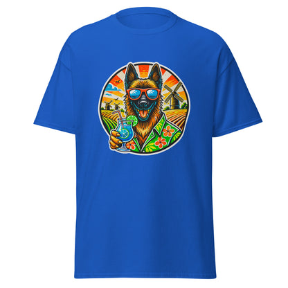 "Dogs On Vacation"-Kollektion - Dutch Shepherd  - Klassisches Unisex-T-Shirt - 13 verschiedene Farben