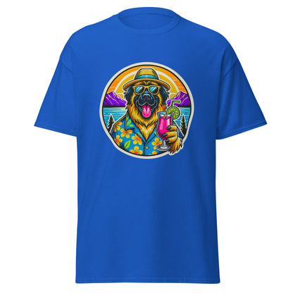 "Dogs On Vacation"-Kollektion - Leonberger - Klassisches Unisex-T-Shirt - 13 verschiedene Farben