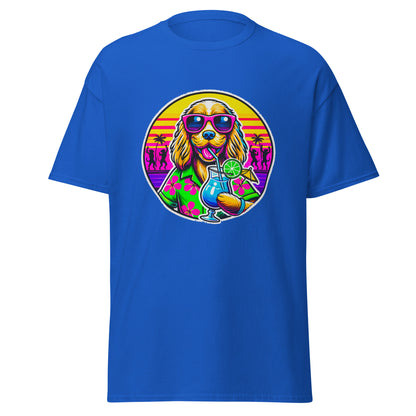 "Dogs On Vacation"-Kollektion - Cocker-Spaniel - Klassisches Unisex-T-Shirt - 13 verschiedene Farben