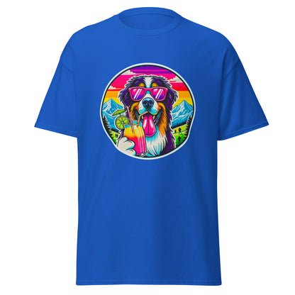 "Dogs On Vacation"-Kollektion - Bernhardiner - Klassisches Unisex-T-Shirt - 13 verschiedene Farben