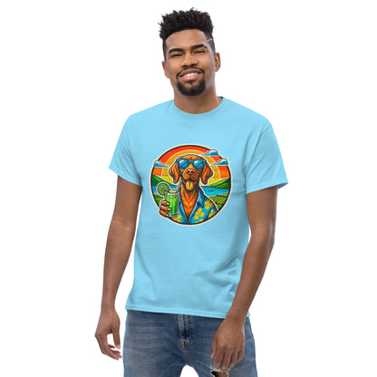 "Dogs On Vacation"-Kollektion - Viszla - Klassisches Unisex-T-Shirt - 13 verschiedene Farben