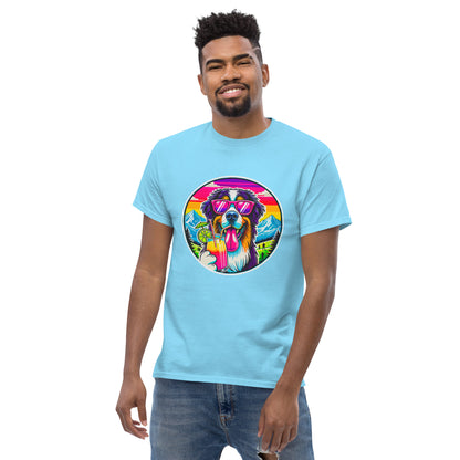 "Dogs On Vacation"-Kollektion - Bernhardiner - Klassisches Unisex-T-Shirt - 13 verschiedene Farben