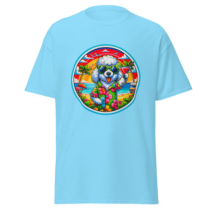 "Dogs On Vacation"-Kollektion - Schafspudel #1 - Klassisches Unisex-T-Shirt - 13 verschiedene Farben