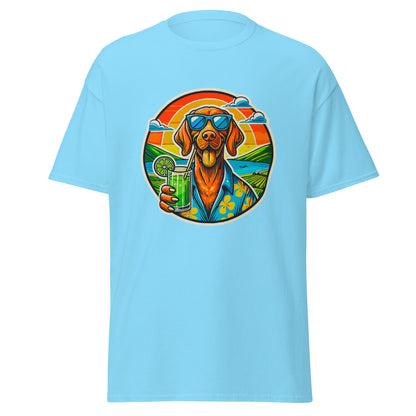 "Dogs On Vacation"-Kollektion - Viszla - Klassisches Unisex-T-Shirt - 13 verschiedene Farben