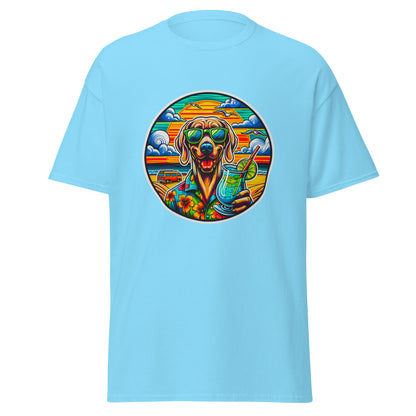 "Dogs On Vacation"-Kollektion - Weimeraner - Klassisches Unisex T-Shirt