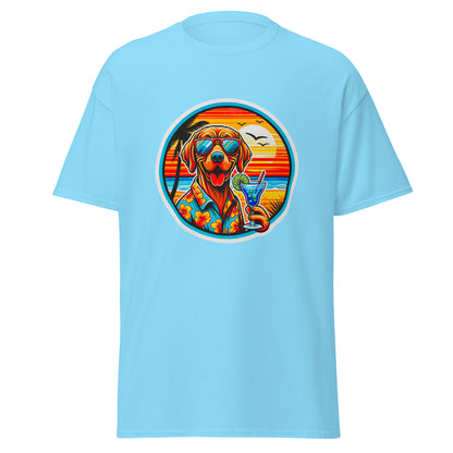 "Dogs On Vacation"-Kollektion - Viszla - Klassisches Unisex-T-Shirt - 13 verschiedene Farben