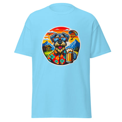 Klassisches Unisex T-Shirt"Dogs On Vacation"-Kollektion - Riesenschnauzer in Bavaria - Klassisches Unisex-T-Shirt - 13 verschiedene Farben