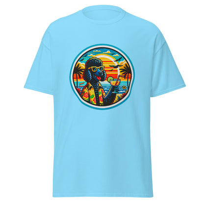 "Dogs On Vacation"-Kollektion - Schwarzer Großpudel - 13 verschiedene Farben