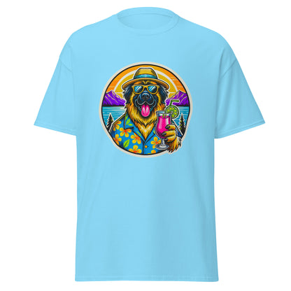 "Dogs On Vacation"-Kollektion - Leonberger - Klassisches Unisex-T-Shirt - 13 verschiedene Farben