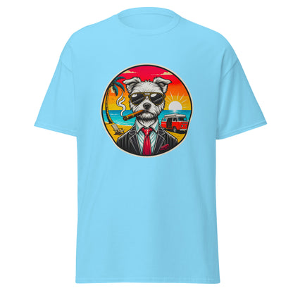 "Dogs On Vacation"-Kollektion - Malteser (Ivo) - Klassisches Unisex-T-Shirt - 13 verschiedene Farben