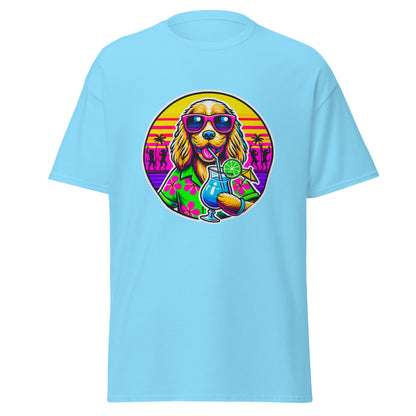 "Dogs On Vacation"-Kollektion - Cocker-Spaniel - Klassisches Unisex-T-Shirt - 13 verschiedene Farben
