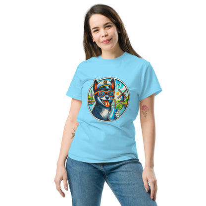 "Dogs On Vacation"-Kollektion - Schipperke - Klassisches Unisex-T-Shirt - 13 verschiedene Farben