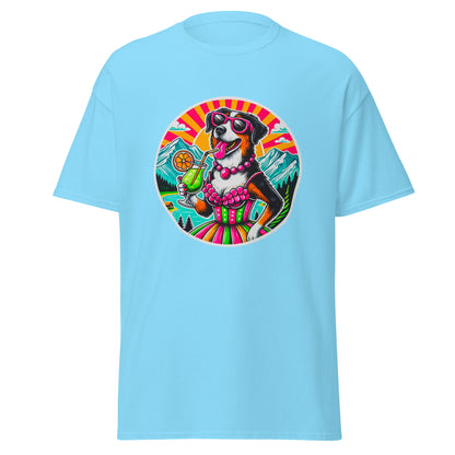 "Dogs On Vacation"-Kollektion - Schweizer Sennenhund - Klassisches Unisex-T-Shirt - 13 verschiedene Farben