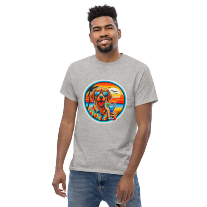 "Dogs On Vacation"-Kollektion - Viszla - Klassisches Unisex-T-Shirt - 13 verschiedene Farben