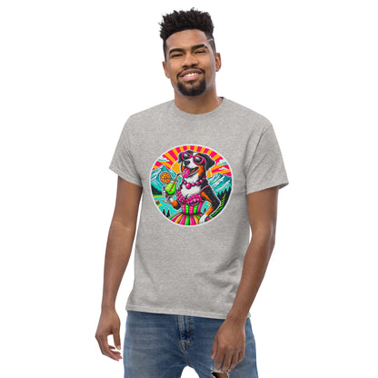 "Dogs On Vacation"-Kollektion - Schweizer Sennenhund - Klassisches Unisex-T-Shirt - 13 verschiedene Farben