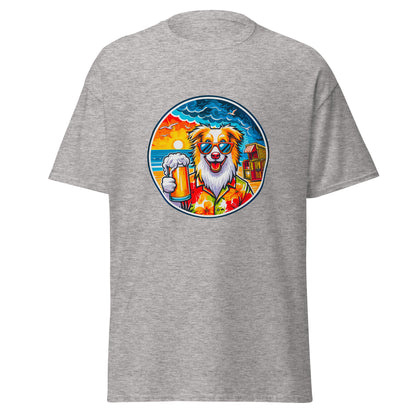 "Dogs On Vacation"-Kollektion - Australian Shepherd #2 (at Baltic Sea) - Klassisches Unisex-T-Shirt - 13 verschiedene Farben