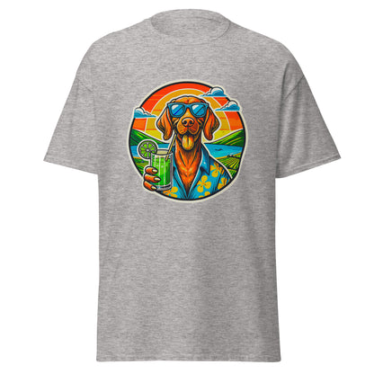 "Dogs On Vacation"-Kollektion - Viszla - Klassisches Unisex-T-Shirt - 13 verschiedene Farben