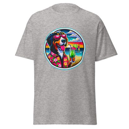 "Dogs On Vacation"-Kollektion - Swiss Mountain Dog #1 - Klassisches Unisex-T-Shirt - 13 verschiedene Farben