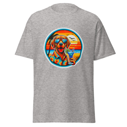 "Dogs On Vacation"-Kollektion - Viszla - Klassisches Unisex-T-Shirt - 13 verschiedene Farben