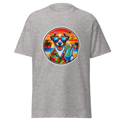 "Dogs On Vacation"-Kollektion - Jack-Russel-Terrier - Klassisches Unisex-T-Shirt - 13 verschiedene Farben