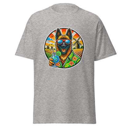 "Dogs On Vacation"-Kollektion - Dutch Shepherd  - Klassisches Unisex-T-Shirt - 13 verschiedene Farben