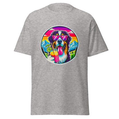 "Dogs On Vacation"-Kollektion - Bernhardiner - Klassisches Unisex-T-Shirt - 13 verschiedene Farben