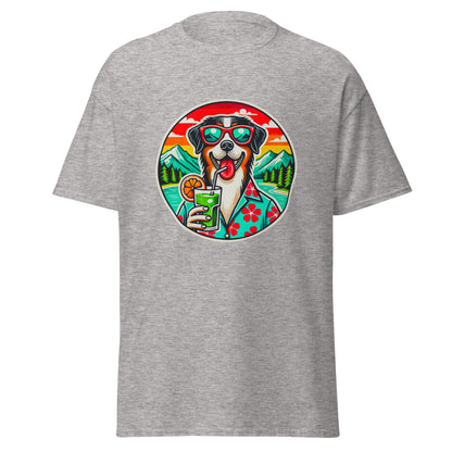 "Dogs On Vacation"-Kollektion - Schweizer Sennenhund #3 - Klassisches Unisex-T-Shirt - 13 verschiedene Farben