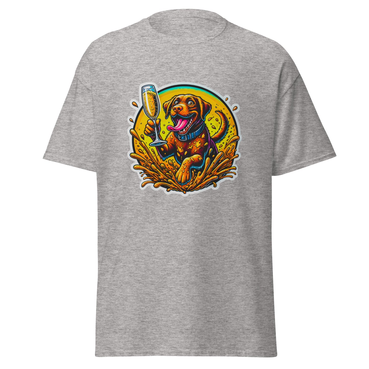 "Dogs On Vacation"-Kollektion - Brown Labbi - Klassisches Unisex-T-Shirt - 13 verschiedene Farben