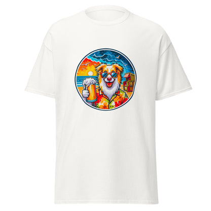 "Dogs On Vacation"-Kollektion - Australian Shepherd #2 (at Baltic Sea) - Klassisches Unisex-T-Shirt - 13 verschiedene Farben