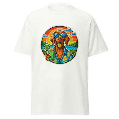 "Dogs On Vacation"-Kollektion - Viszla - Klassisches Unisex-T-Shirt - 13 verschiedene Farben