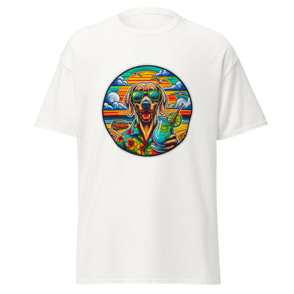 "Dogs On Vacation"-Kollektion - Weimeraner - Klassisches Unisex T-Shirt