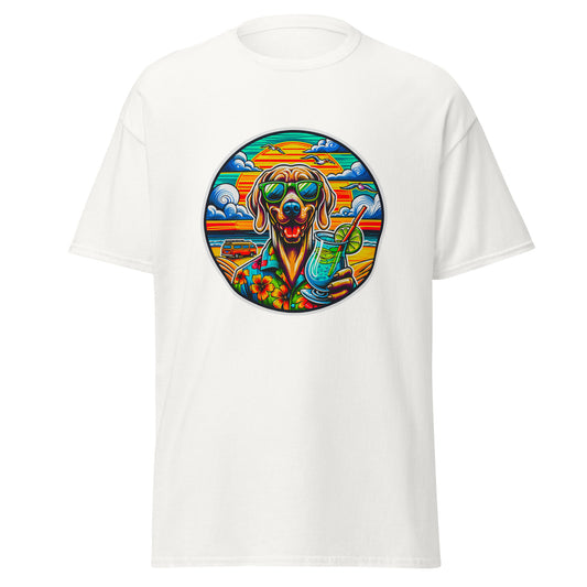 "Dogs On Vacation"-Kollektion - Weimeraner - Klassisches Unisex T-Shirt