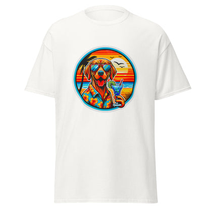 "Dogs On Vacation"-Kollektion - Viszla - Klassisches Unisex-T-Shirt - 13 verschiedene Farben