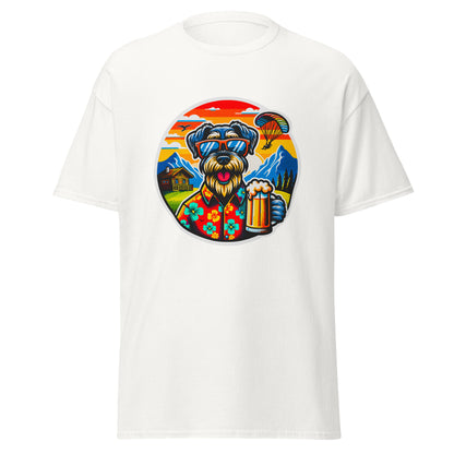 Klassisches Unisex T-Shirt"Dogs On Vacation"-Kollektion - Riesenschnauzer in Bavaria - Klassisches Unisex-T-Shirt - 13 verschiedene Farben