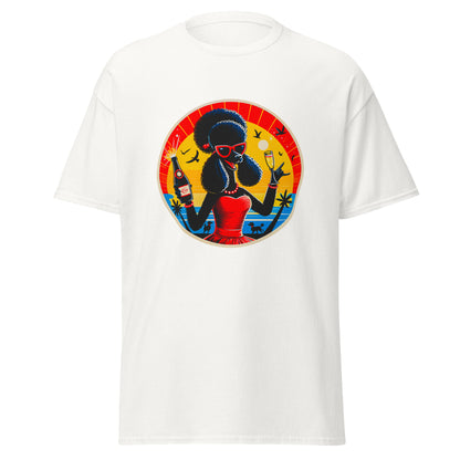 Klassisches Unisex T-"Dogs On Vacation"-Kollektion - Black Royal Poodle (female) #2 - Klassisches Unisex-T-Shirt - 13 verschiedene Farben