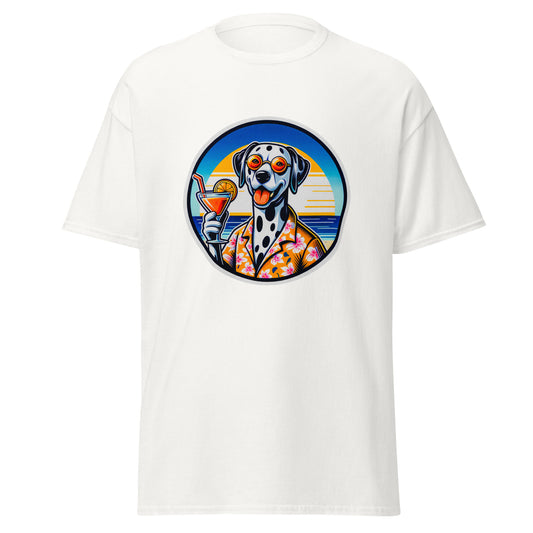 "Dogs On Vacation"-Kollektion - Dalmatiner - Klassisches Unisex-T-Shirt - 13 verschiedene Farben
