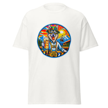 "Dogs On Vacation"-Kollektion - European Sledgedog - Klassisches Unisex-T-Shirt - 13 verschiedene Farben