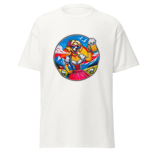 "Dogs On Vacation"-Kollektion - Blonde Havaneser (female) #2 - Klassisches Unisex-T-Shirt - 13 verschiedene Farben