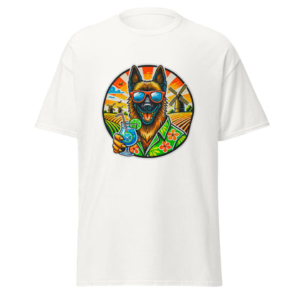 "Dogs On Vacation"-Kollektion - Dutch Shepherd  - Klassisches Unisex-T-Shirt - 13 verschiedene Farben