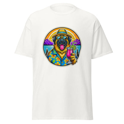 "Dogs On Vacation"-Kollektion - Leonberger - Klassisches Unisex-T-Shirt - 13 verschiedene Farben