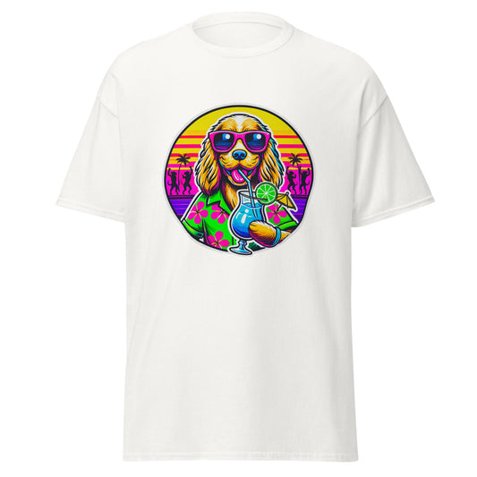 "Dogs On Vacation"-Kollektion - Cocker-Spaniel - Klassisches Unisex-T-Shirt - 13 verschiedene Farben