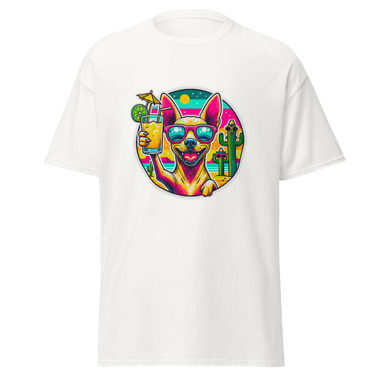 "Dogs On Vacation"-Kollektion - Mexican Hairless Dog - Klassisches Unisex-T-Shirt - 13 verschiedene Farben
