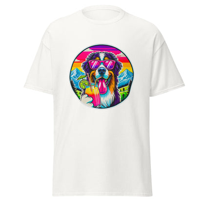 "Dogs On Vacation"-Kollektion - Bernhardiner - Klassisches Unisex-T-Shirt - 13 verschiedene Farben