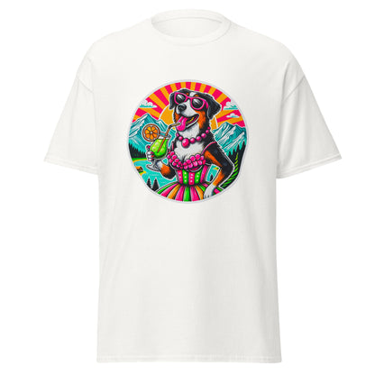 "Dogs On Vacation"-Kollektion - Schweizer Sennenhund - Klassisches Unisex-T-Shirt - 13 verschiedene Farben