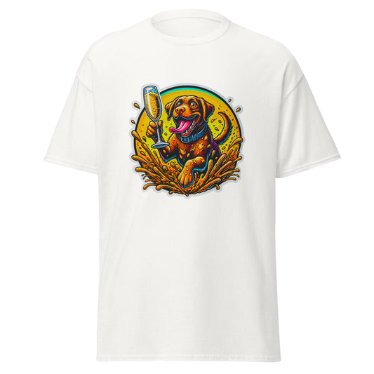 "Dogs On Vacation"-Kollektion - Brown Labbi - Klassisches Unisex-T-Shirt - 13 verschiedene Farben