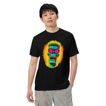 NEON Halloween-Kollektion 2024 - No. 03 - Schweres textilgefärbtes Unisex-T-Shirt - in 6 Farben